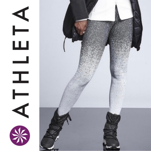 Athleta Pants & Jumpsuits Athleta Flurry Ombre Leggings Black And